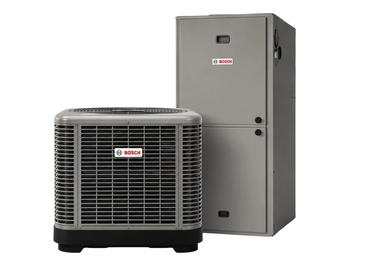 Bosch outdoor heat pump and indoor air handler